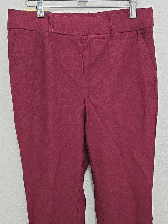 Rafaella Women's Stretch Pants in Windsor Wine - Picture 2 of 6